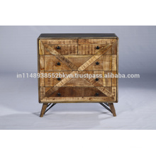 Industrial Vintage Bedroom Wooden Recycled Dresser